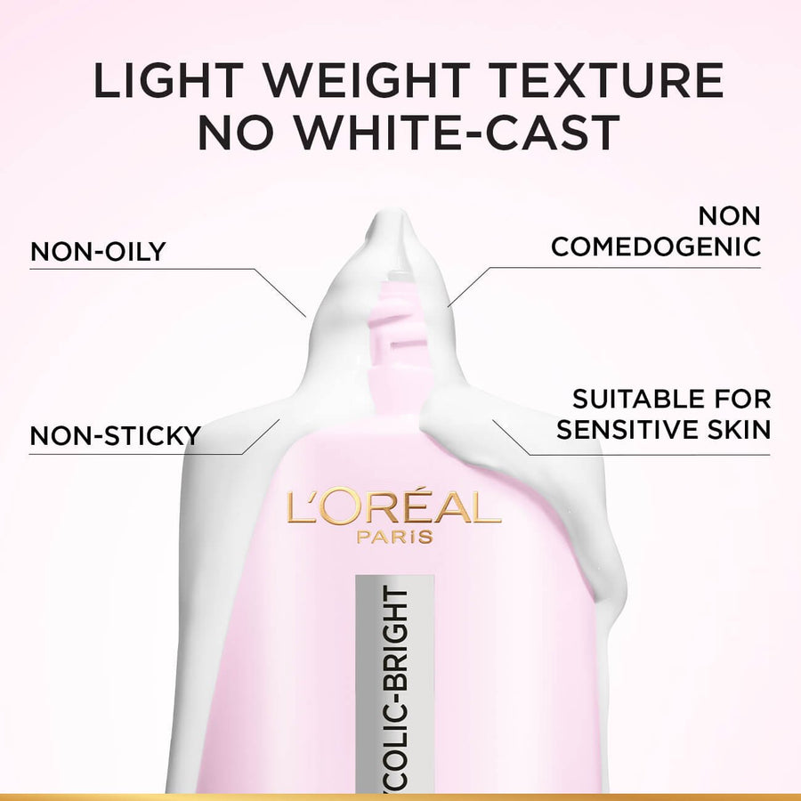 L'Oréal Paris Glycolic Bright UV Fluid SPF 50+ PA++++, 50ml