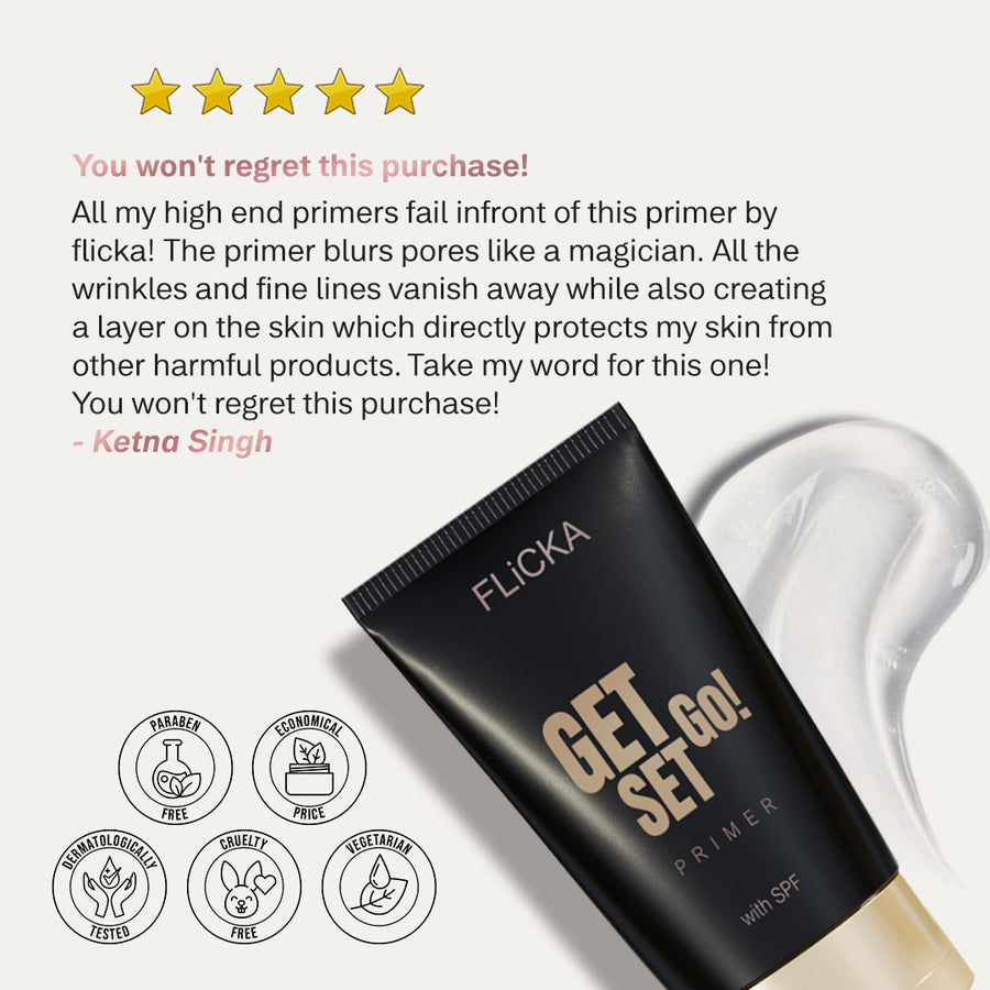 Flicka Cosmetics Get Set Go Primer