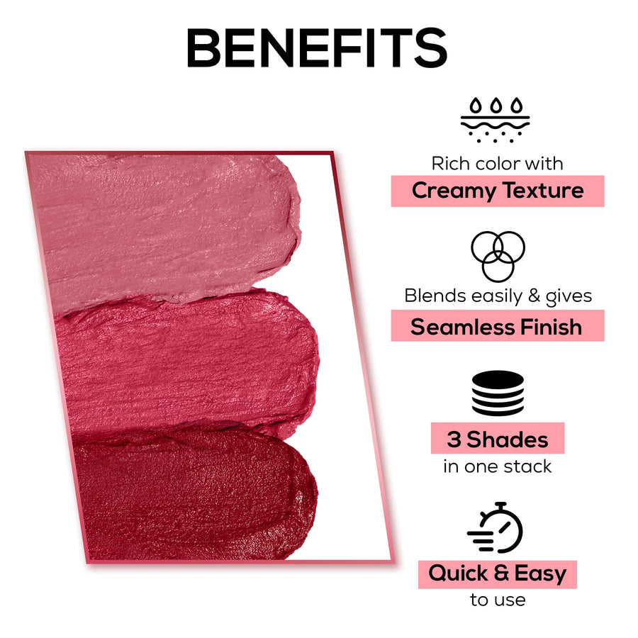Renee Glam Stack 3-In-1 Lip & Cheek Tint