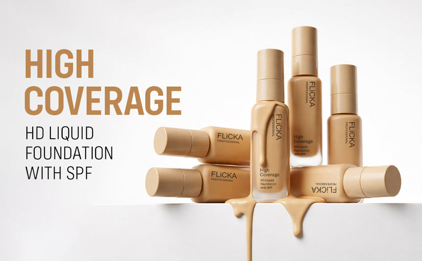 Flicka High Coverage HD Liquid Foundation With Spf 30Ml