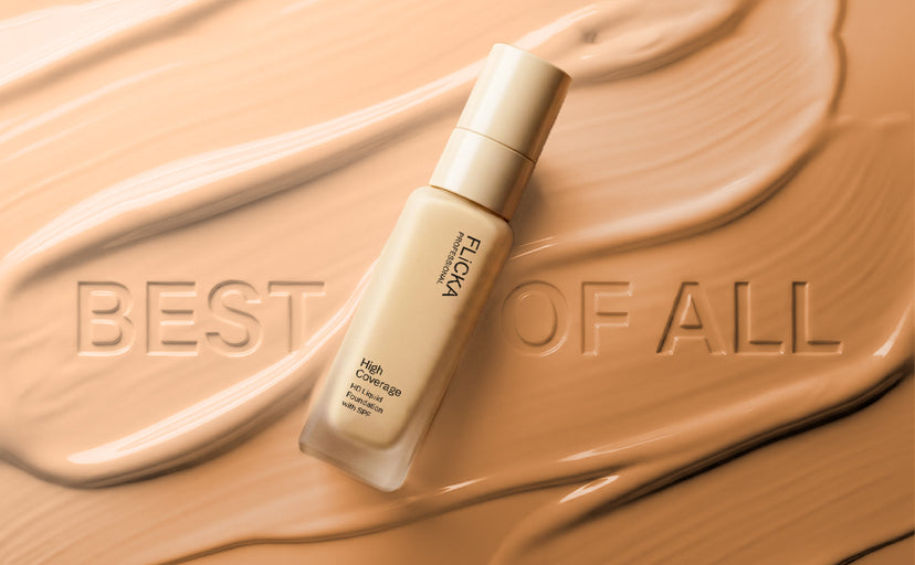 Flicka High Coverage HD Liquid Foundation With Spf 30Ml