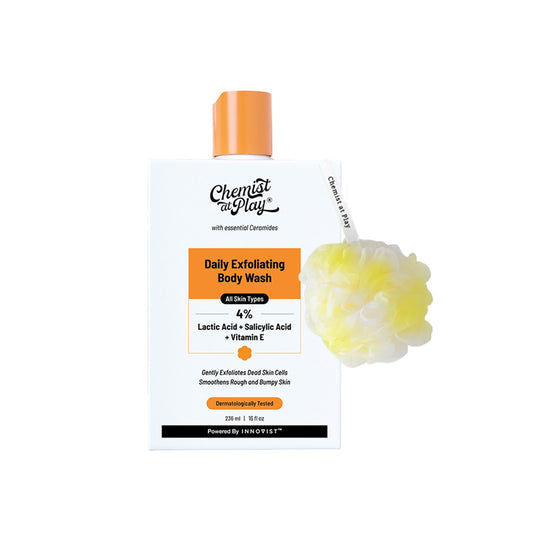 Chemist at Play Exfoliating Body Wash with Lactic Acid & Salicylic Acid - 236 ml