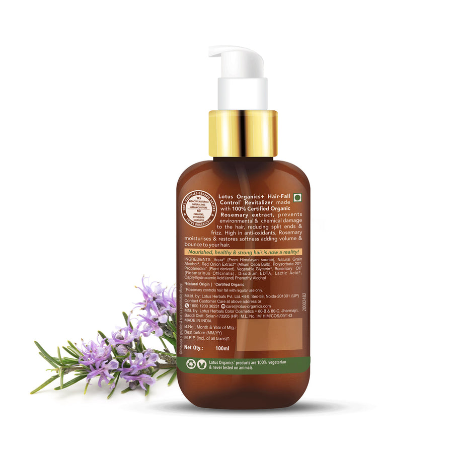 Lotus Organics+ Hair Fall Control Revitalizer 100ml