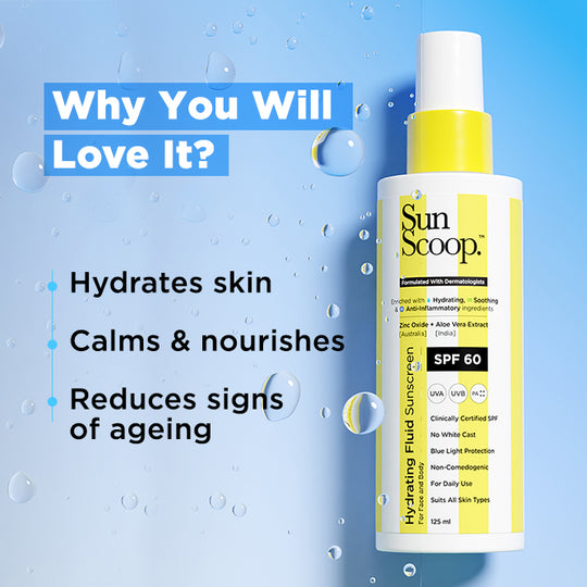 Sun Scoop Hydrating Fluid Sunscreen for Face & Body 125ml