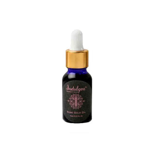 INDULGEO ESSENTIALS ROSE GOLD OIL 24K GOLD INFUSED BEAUTY 15ml