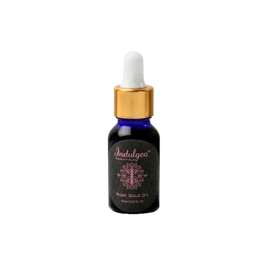 Indulgeo Essentials Rose Gold Oil 24K Gold Infused Beauty 15ml