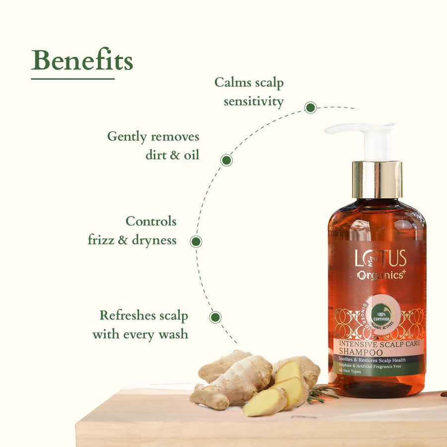 Lotus Organics+ Intensive Scalp Care Shampoo 210ml