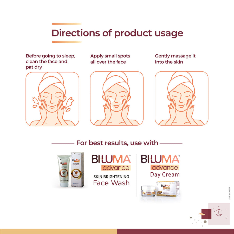 Biluma Advance Night Cream 45 gm