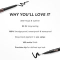 Kay Beauty Intense Black 24H Kajal Eyeliner Duo
