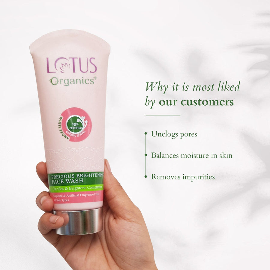 Lotus Organic Precious Brightening Face Wash 100gm