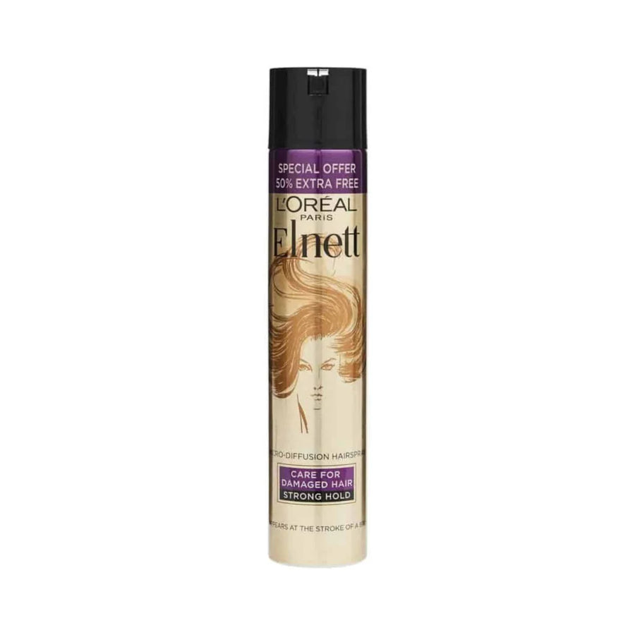 Loreal Paris Elnett Hairspray for Damaged Hair Strong Hold 300ml