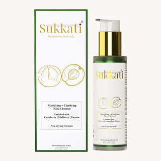 Sukkati Mattifying + Clarifying Face Cleanser 100ML