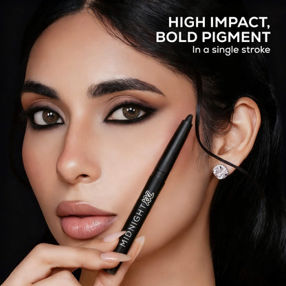 RENEE Midnight XXL Waterproof & Smudge-proof Kohl With Sharpener