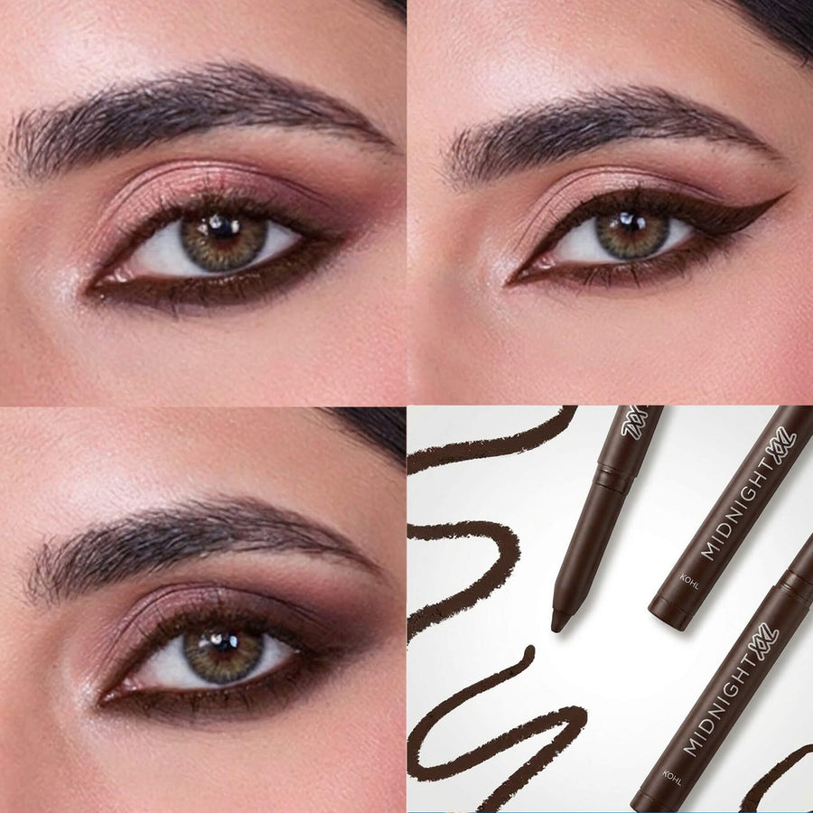 RENEE Midnight XXL Waterproof & Smudge-proof Kohl With Sharpener