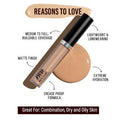 Nykaa Matte To Last Full Coverage Liquid Concealer