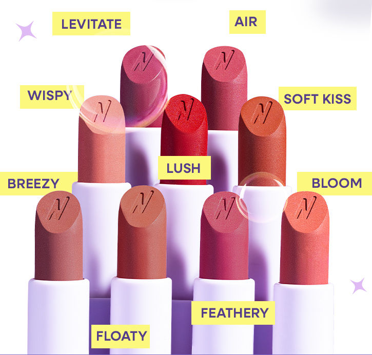 Nykaa Cosmetics Superlight Feathertouch Lipstick