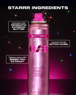 One Size On 'Til Dawn Glitter Waterproof Setting Spray 143ML