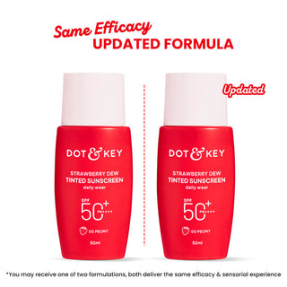 Dot & Key Strawberry Dew Tinted Sunscreen SPF 50+ PA++++ With New-Age UV Filters 50ml