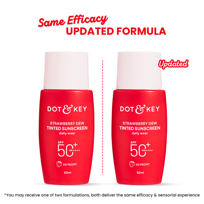 Dot & Key Strawberry Dew Tinted Sunscreen SPF 50+ PA++++ With New-Age UV Filters 50ml