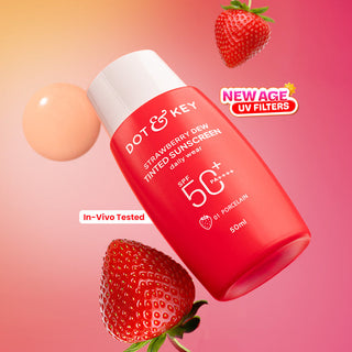 Dot & Key Strawberry Dew Tinted Sunscreen SPF 50+ PA++++ With New-Age UV Filters 50ml
