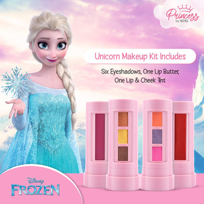 Renee Disney Frozen Elsa Unicorn Makeup Kit for Kids & Preteens by Princess