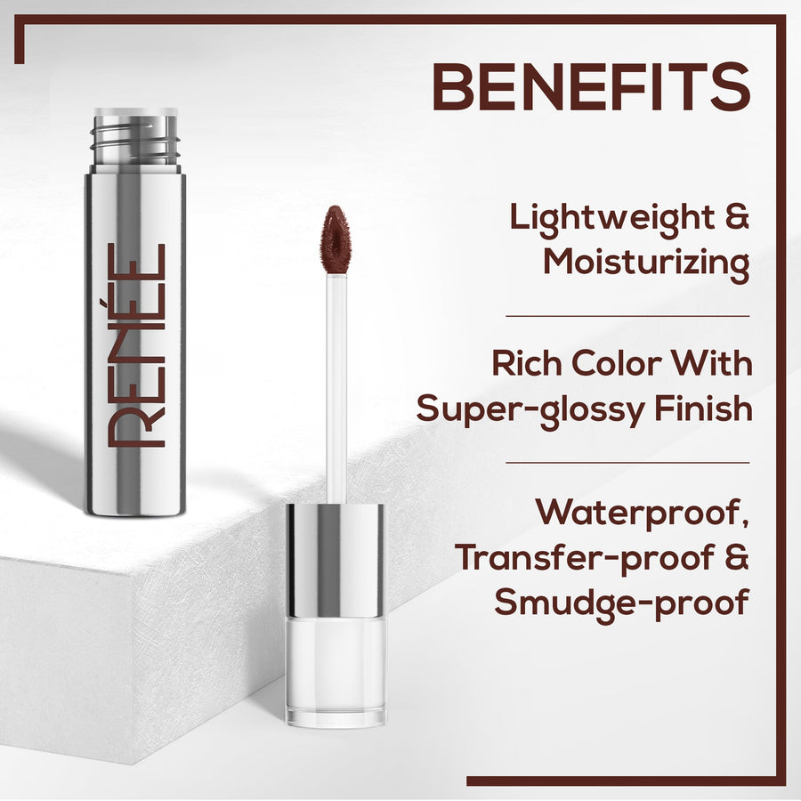 Renee Gloss Stay Transfer Proof Glossy Liquid Lip Color