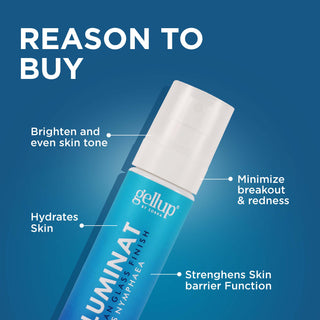 Gellup By Zobha Illuminat Korean Glass Finish Toner with Blue Water Extract: Deep Hydration & Radiance 100ml