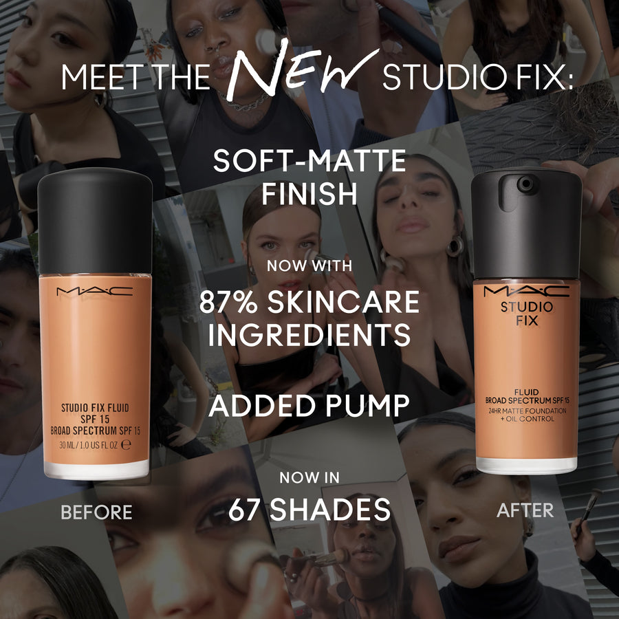 Mac Studio Fix Fluid foundation Spf 15 Broad Spectrum Spf 15 24HR Matte Foundation +Oil Control 30ml