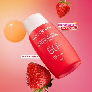 Dot & Key Strawberry Dew Tinted Sunscreen SPF 50+ PA++++ With New-Age UV Filters 50ml