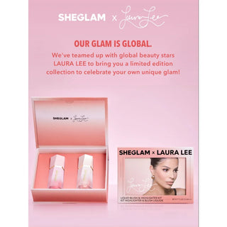 SheGlam X Laura Lee Liquid Blush & Highlighter Kit