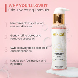 Sukkati Brightening + Balancing Face Cleanser 100ML