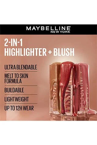 Maybelline Sunkisser Highlighter + Blush, 12H Wear