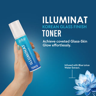 Gellup By Zobha Illuminat Korean Glass Finish Toner with Blue Water Extract: Deep Hydration & Radiance 100ml