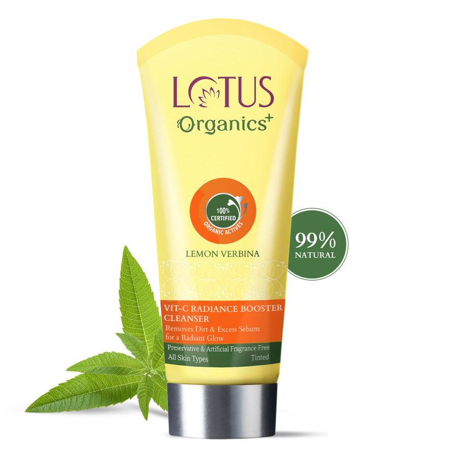 Lotus Organics+ Vitamin-C Radiance Booster Cleanser 100gm