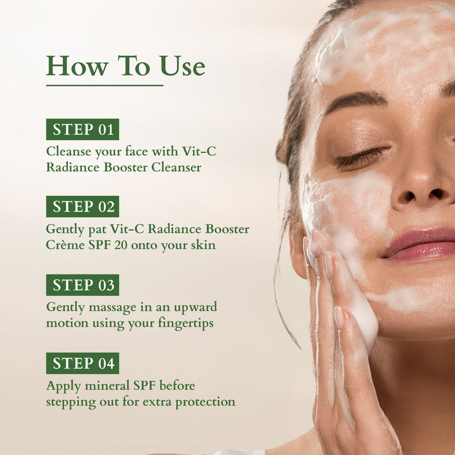 Lotus Organics+ Vitamin-C Radiance Booster Cleanser 100gm