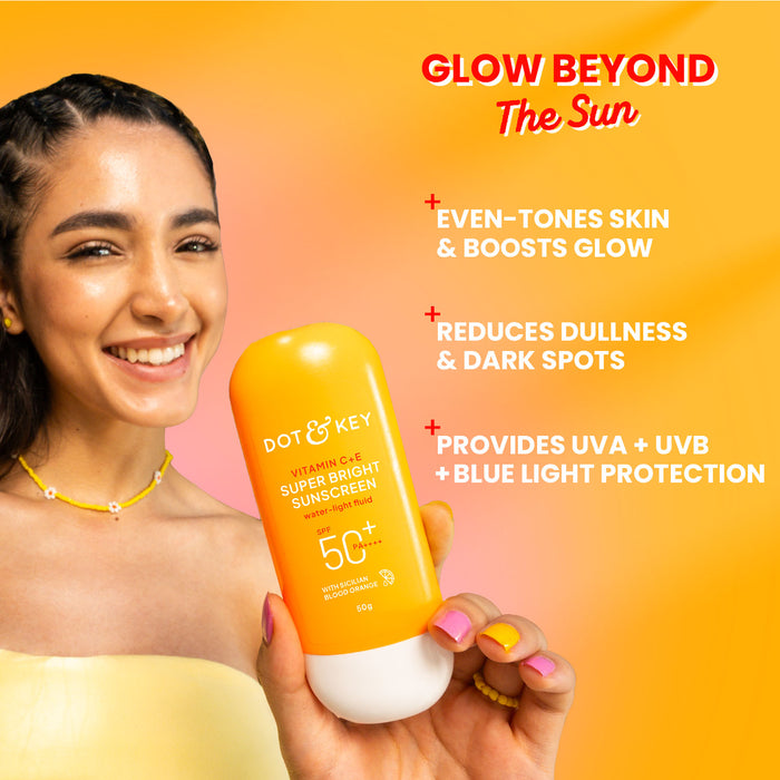 Dot & key Vitamin C + E Sunscreen SPF 50+ PA++++ With New-Age UV Filters