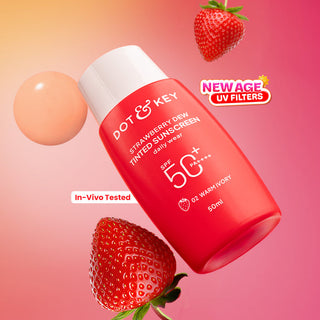 Dot & Key Strawberry Dew Tinted Sunscreen SPF 50+ PA++++ With New-Age UV Filters 50ml