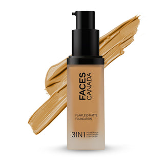 FACES CANADA Flawless Matte Foundation 3-in-1 Foundation