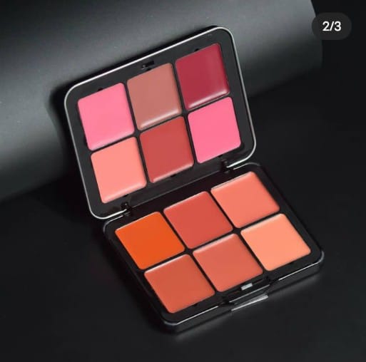 Ferrarucci 12 Color Blush Palette Cream