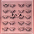 Pink Bite Faux Mink Lashes Pack of 10 Pairs