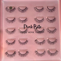 Pink Bite Faux Mink Lashes Pack of 10 Pairs