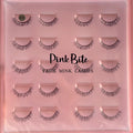Pink Bite Faux Mink Lashes Pack of 10 Pairs