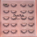 Pink Bite Faux Mink Lashes Pack of 10 Pairs