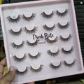 Pink Bite Faux Mink Lashes Pack of 10 Pairs