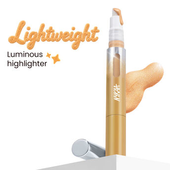 Nykaa Cosmetics Magic Wand Cushion Tip Face & Body Liquid Highlighter - Beam Dream (2ml)