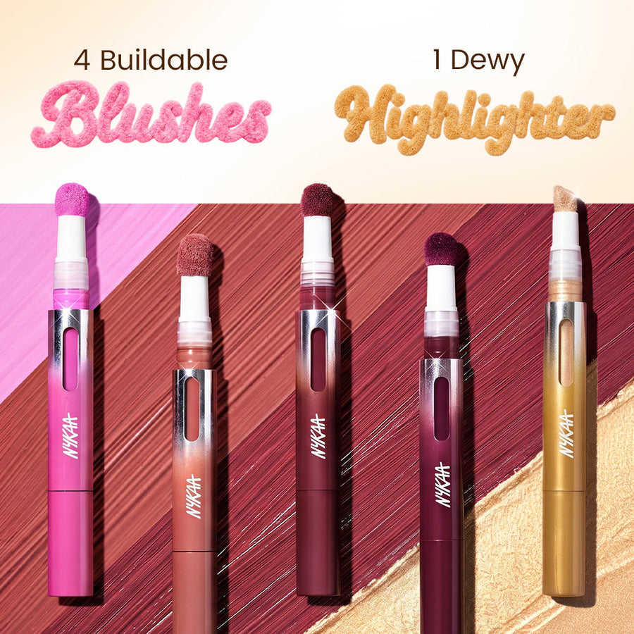 Nykaa Cosmetics Magic Wand Cushion Tip Face & Body Liquid Highlighter - Beam Dream (2ml)