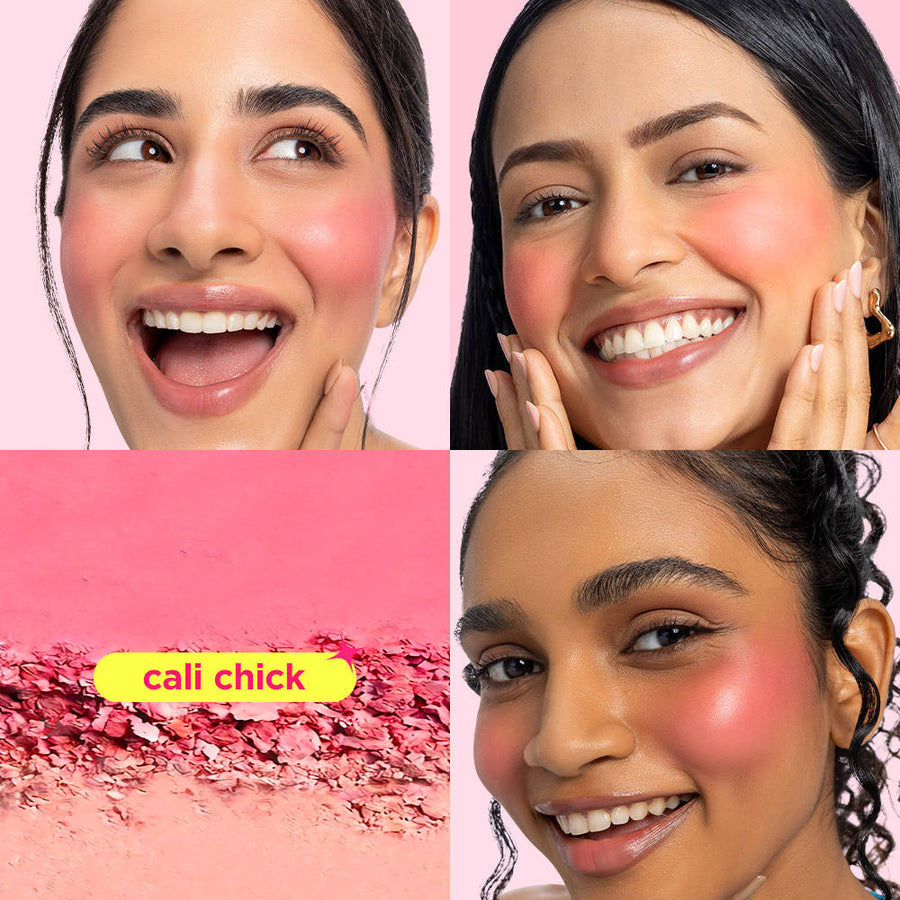 Nykaa Get Cheeky Blush Duo Buildable Silky Matte Palette With Hyaluronic Acid