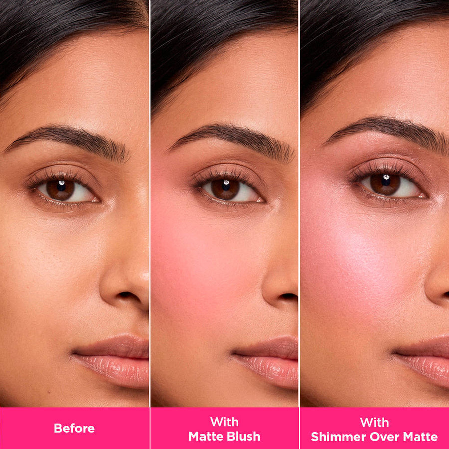 Nykaa Get Cheeky Blush Duo Buildable Silky Matte Palette With Hyaluronic Acid
