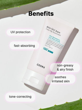 Cosrx Aloe 54.2 Aqua Tone-up Sunscreen SPF 50+ PA++++ 50ML