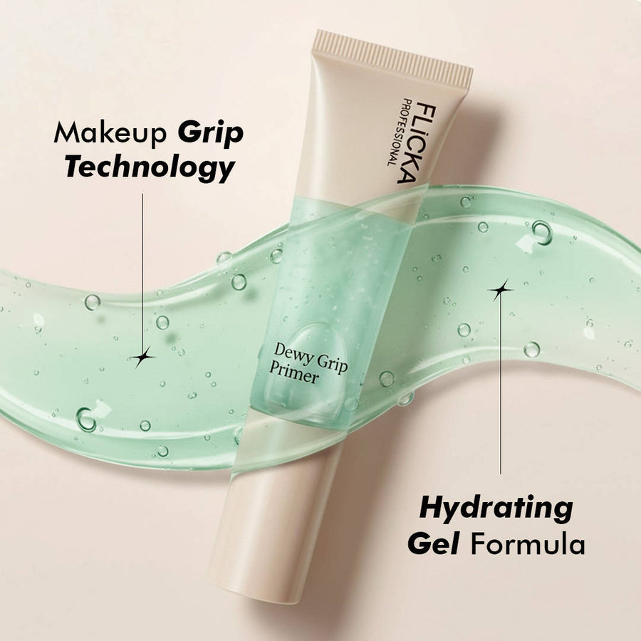 FLiCKA Dewy Grip Primer Hydrating Gel Formula For Smooth And Bright Skin (30ml)